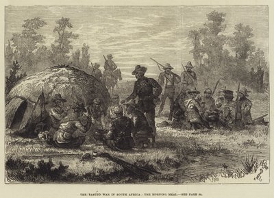 The Basuto War in South Africa, the Morning Meal by Johann Nepomuk Schonberg